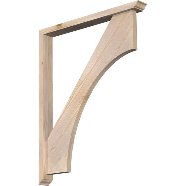 Ekena Millwork Westlake Traditional Smooth Bracket w/ Offset Brace, Douglas Fir, 3 1/2"W x 32"D x 40"H BKT0402X32X40WTL01SDF - main